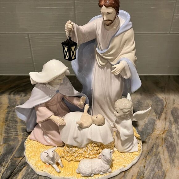 One piece ceramic nativity scene - Picture 5 of 6